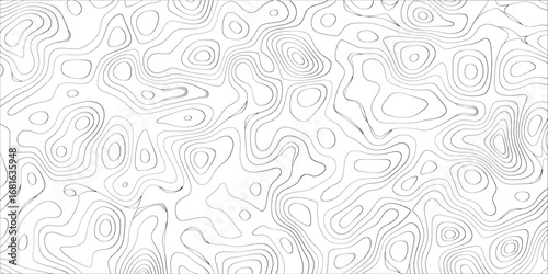 Dynamic abstract topography with layered contours and soft gradient overlay
