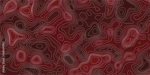 High-resolution abstract topography with contour line details and dynamic color transitions