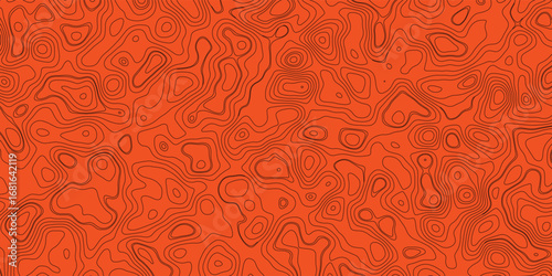 Abstract topographic map design with flowing lines and vibrant gradient colors for modern backgrounds