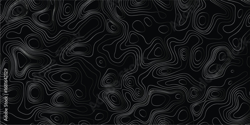 Abstract topographic map design with flowing lines and vibrant gradient colors for modern backgrounds