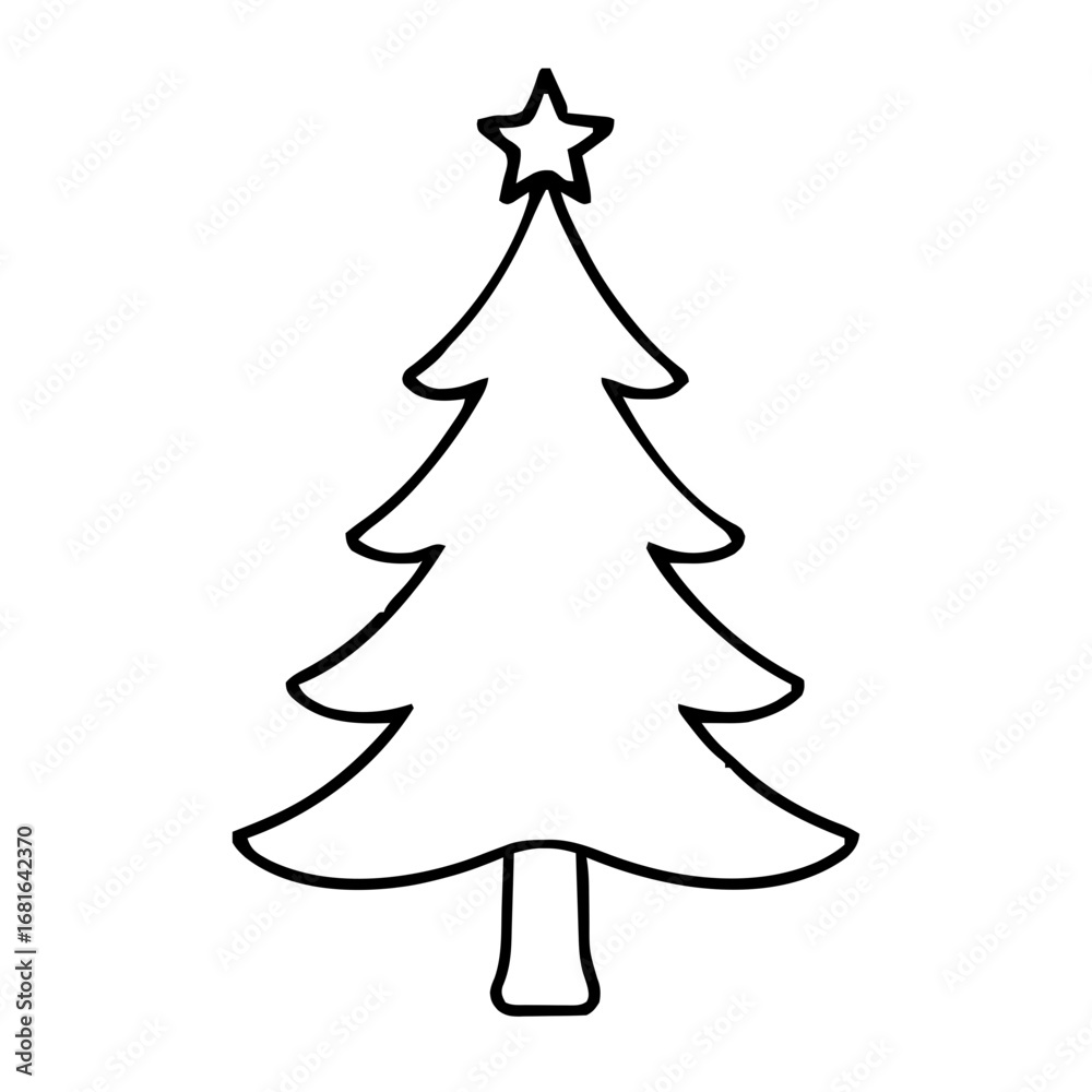 Fototapeta premium Holidays & Seasonal – Christmas Tree 895
