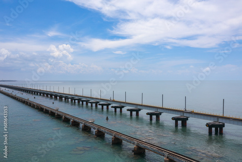 Rameshwaram pamban rail bridges, tamilnadu	

