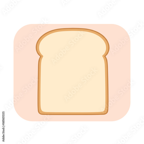 A simple slice of soft white bread ideal for toasted sandwiches breakfast meals and everyday consumption