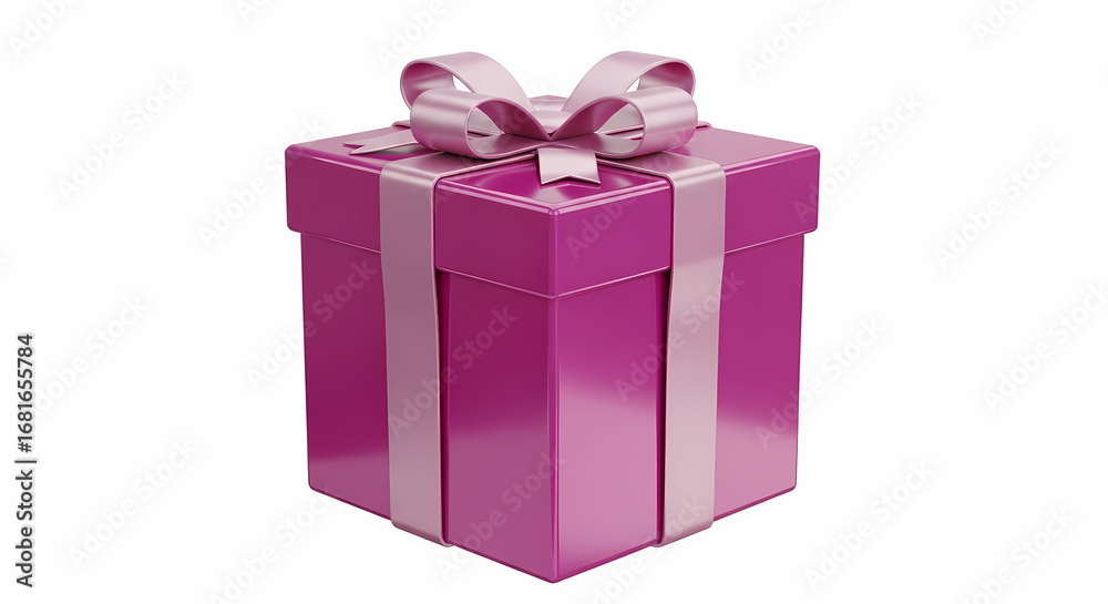 Obraz premium gift box isolated on white