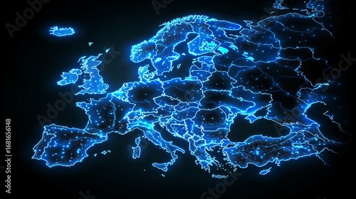 Digital mapping of the eu network for data and business exchange across western europe