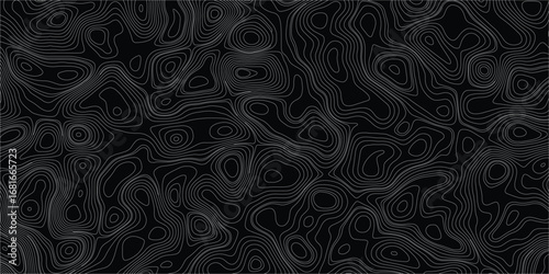 Modern mapping illustration background with organic elevation lines