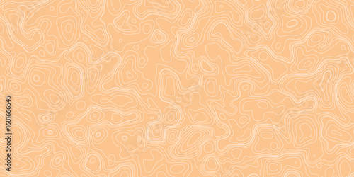 Futuristic mapping design with seamless irregular contour line forms