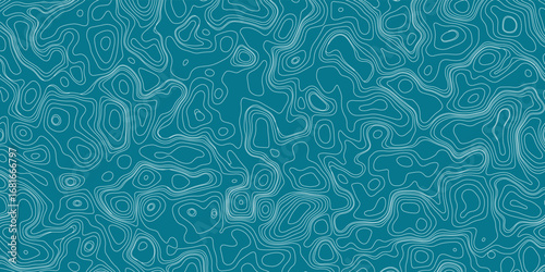 Irregular abstract mapping background with elevation contour artwork