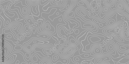 Terrain mapping texture with layered abstract contour elevation design