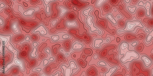Organic mapping background with flowing contour elevation line textures