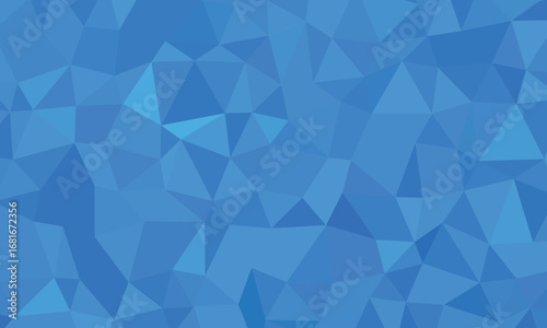 Vibrant Blue Geometric Low Poly Pattern Abstract Digital Background for Design