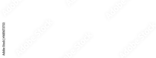 Divider straight white horizontal line isolated on background