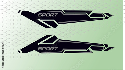 Vektor desain stiker wrap A1.eps