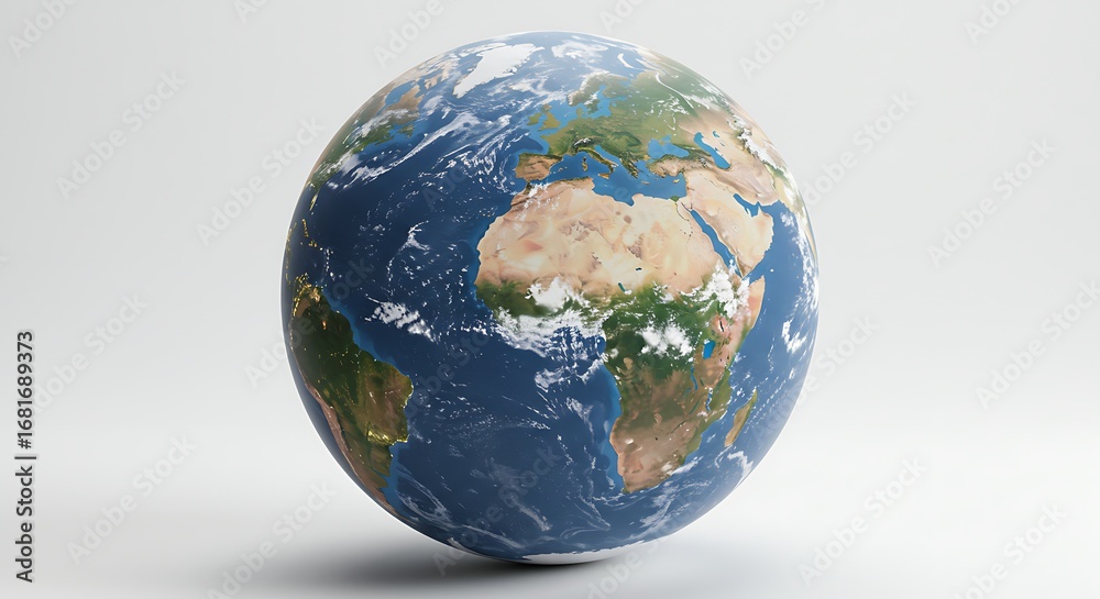 Fototapeta premium Earth View - A Global Perspective on Our Planet.