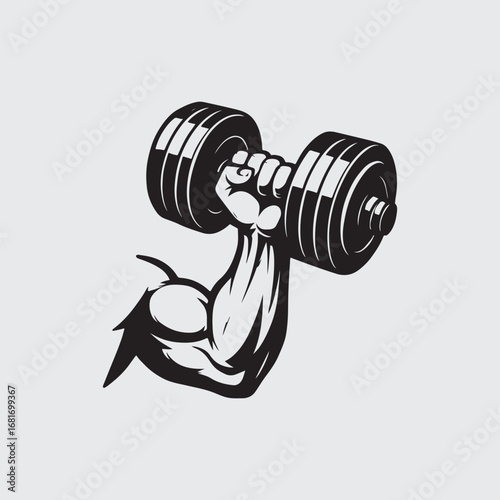 set of dumbbell
