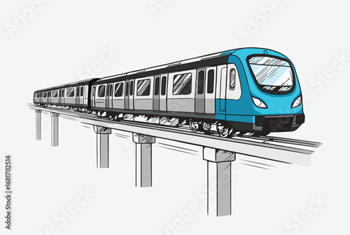 Metro Vector Illustration 