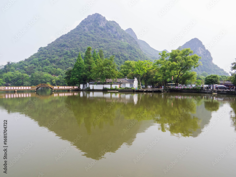 Obraz premium Ludi Scenic Area, Guilin, Guangxi, China