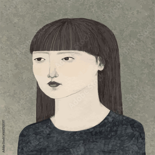 portrait of a young woman