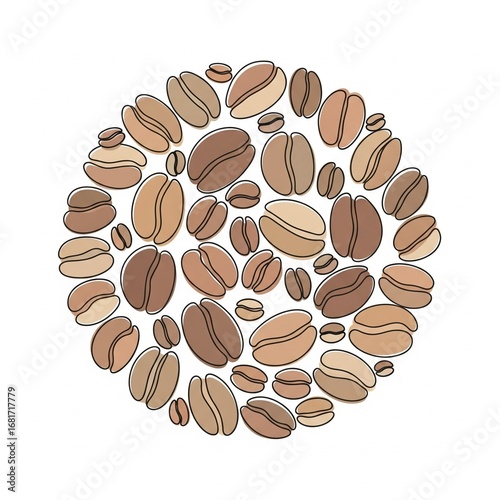 coffee beans background