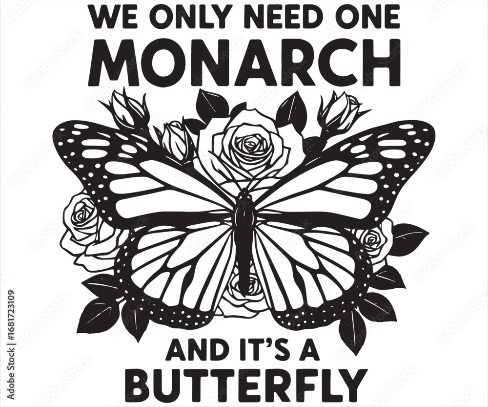 Fototapeta premium Monarch Butterfly Power