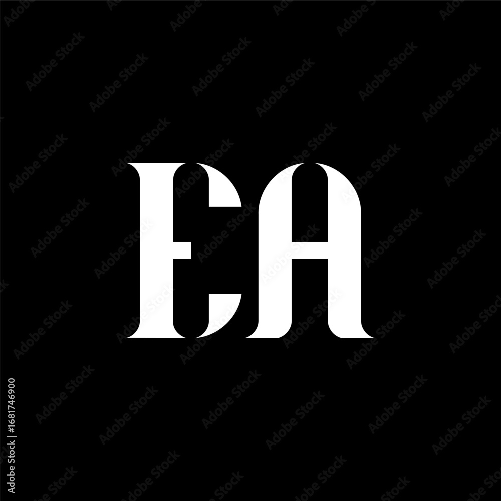 EA E A letter logo design. Initial letter EA uppercase monogram logo white color. EA logo, E A design. EA, E A EA E A letter logo design. Initial letter EA uppercase monogram logo white color. EA logo, E A design. EA, E A