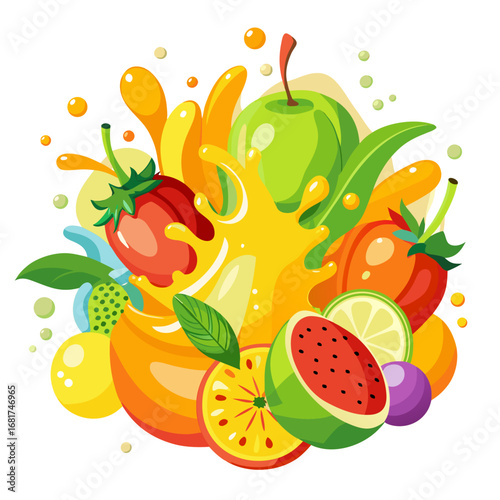 mixed fruit splash