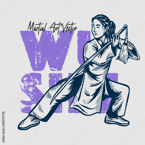Martial Art vector 1_Wu Shu 1