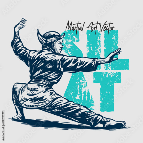 Martial Art vector 1_Silat Bunga 6