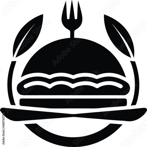 Gourmet Burger Restaurant Icon