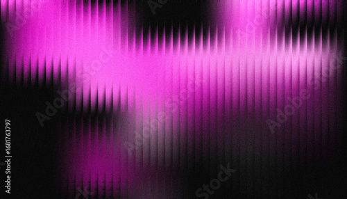 Abstract vibrant pink and purple light streaks on a dark background with vertical lines