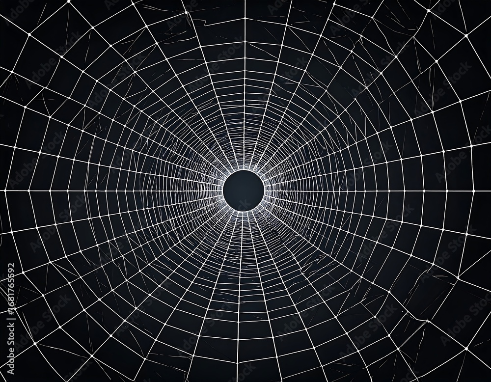 Obraz premium Abstract geometric tunnel