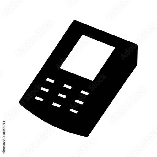 Find pos terminal vector graphic for point of sale system and credit card payment processing needs