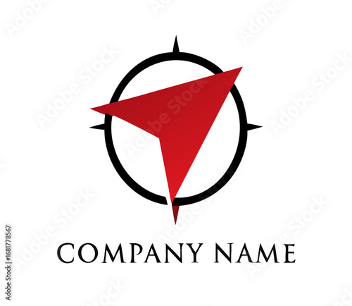 Compass logo template