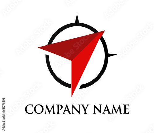 Compass logo template