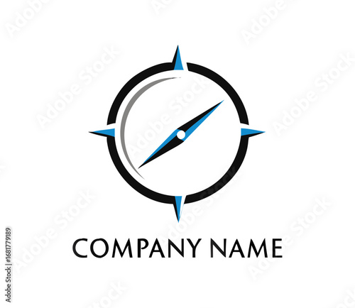 Compass logo template