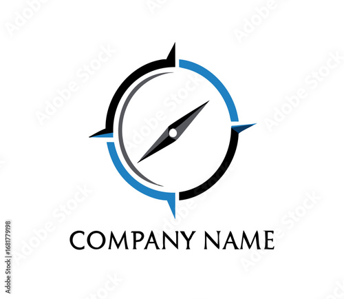 Compass logo template
