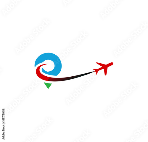 Travel go Logo. Airplane design, airplane tickets, travel agencies