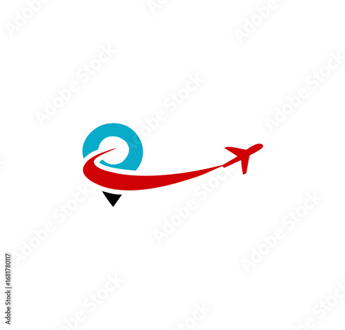 Travel go Logo. Airplane design, airplane tickets, travel agencies