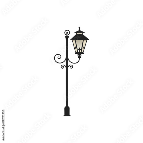 this is a vintage style lamppost with a decorative