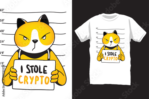 I stole crypto t-shirt design