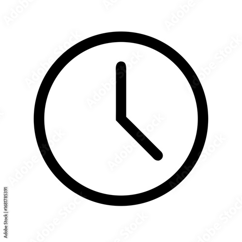 Clock icon vector graphic time illustration watch face hour minute second alarm timer deadline 4 00