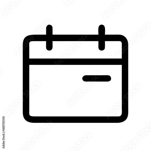 Calendar date event schedule appointment reminder icon for business and personal use design