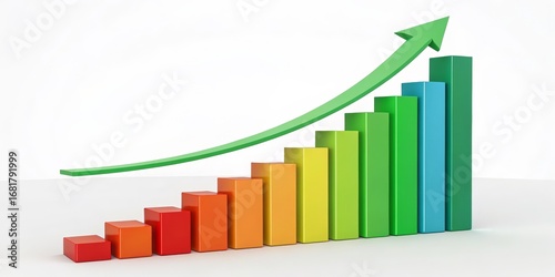 Ascending Rainbow Bar Graph...