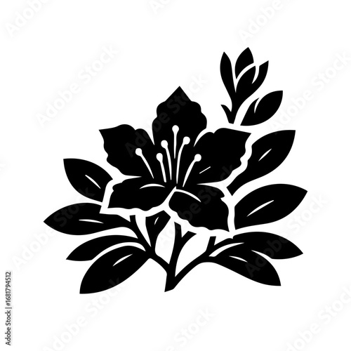 abstract Azalea floral background