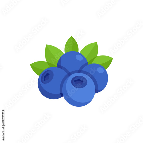 this image features a cluster of plump  ripe blueb
