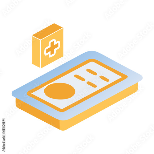 3d graphic of a creative idea icon on a white background