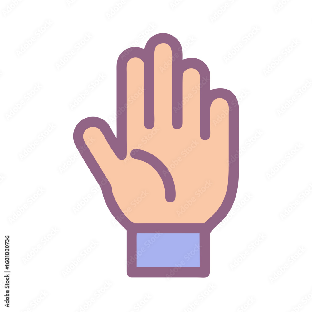 Obraz premium vector hand icon