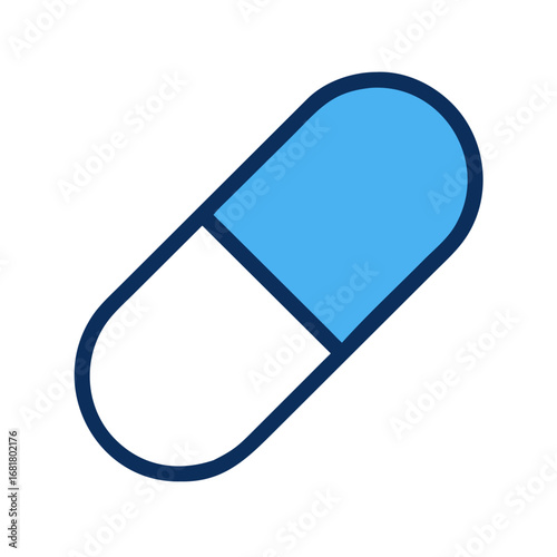 pill capsule vector illustration