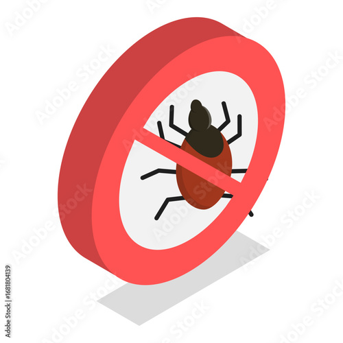 3D Isometric Flat Vector Illustration of Disinfection Service, Safe And Healthy Environment. Item 3