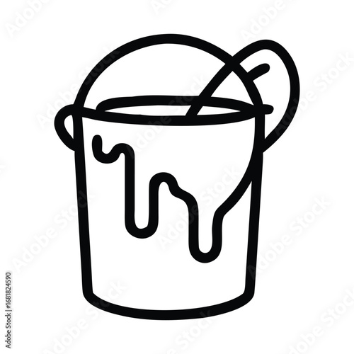Trash can vector illustration isolated on white background